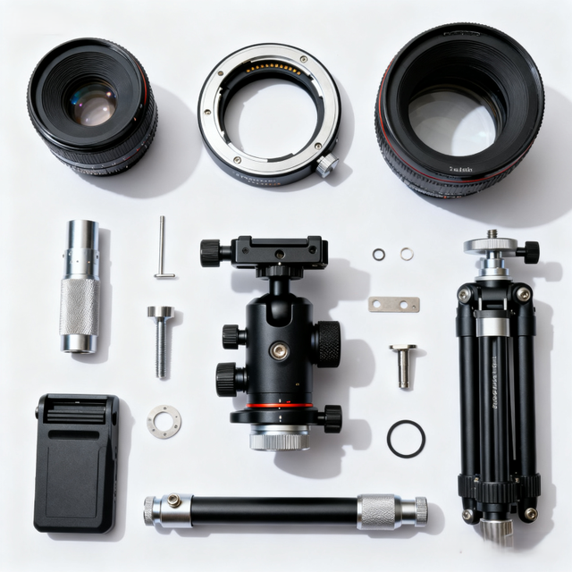 High Performance CNC Machining Service Pure Mechanical Fixation DSLR Camera Parts Customization, DSLR Camera Filter Adapter