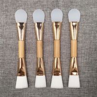Brosse à masque à double extrémité avec logo personnalisé Brosse à masque de boue pour cheveux doux pour salons de beauté