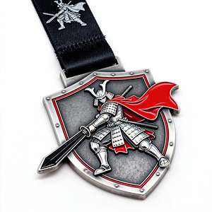 Manufacturer Design Medal Custom Logo Gold Personalized Zinc Alloy Metal 2d 3d <b>Running</b> Race <b>Animal</b> Sports Medals With Ribbon - Product Image 2