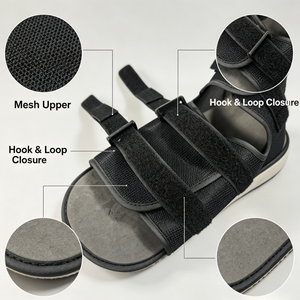 Nuevo Zapato Médico Postoperatorio Ligero 2026 con Suela TPR Antideslizante Ajustable para <span class=keywords><strong>Fractura</strong></span> <span class=keywords><strong>de</strong></span> Escapófilo, Talón y Esguince <span class=keywords><strong>de</strong></span> <span class=keywords><strong>Pie</strong></span> - Product Image 2