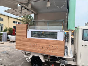 Nouveau camion de vente ambulante APE Mobile en acier inoxydable pour la vente de glaces, de hot-dogs, de pizzas et de desserts, remorque tricycle à vendre aux États-Unis - Product Image 6