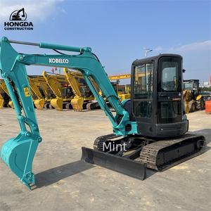 Gran oferta, buena calidad, Japón, Kobelco Sk60, excavadoras sobre orugas usadas, máquina Kobelco Sk55 de 6 toneladas para el hogar - Product Image 3