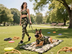 แผ่นเจลทำความเย็นสำหรับสัตว์เลี้ยง ลายพราง ปลอดสารพิษ ไม่ต้องแช่เย็น กันน้ำ เย็นสบายในฤดูร้อน - Product Image 6