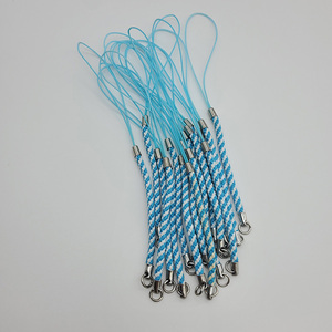 <span class=keywords><strong>Cordons</strong></span> mélangés de courroie de lanière de téléphone portable de couleur/cordes mobiles de courroie de Lariat avec des connecteurs en métal - Product Image 6