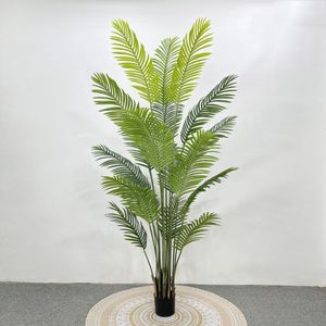 R Vente en Gros, <span class=keywords><strong>Dypsis</strong></span> Lutescens en Plastique, Faux Arbre Bonsaï en Pot, Plantes Simulées Décoratives d'Intérieur, Palmier Artificiel - Product Image 4
