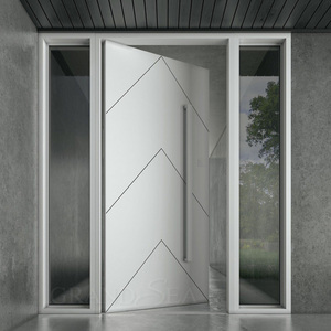 <span class=keywords><strong>Porte</strong></span> d'entrée <span class=keywords><strong>blindée</strong></span> pivotante en aluminium moderne à prix abordable pour appartement et maison - Product Image 3