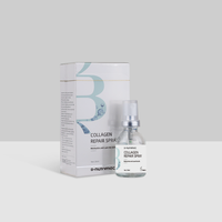 Brume de soins de la peau hydratante éclaircissante de marque privée collagène recombinant apaisant Protection de la barrière cutanée spray réparateur pour le visage