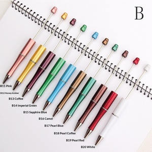 Bolígrafo <span class=keywords><strong>de</strong></span> Plástico y Metal con Cuentas, con Degradado <span class=keywords><strong>de</strong></span> Tres Colores, Creativo y Adorable, para Regalos Empresariales, Venta al por Mayor - Product Image 5