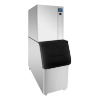 Bar de l'hôtel Logistique de la chaîne du froid Approvisionnement direct en usine 454kg/24h Système de nettoyage automatique Refroidissement par air Demi compresseur de machine à glaçons