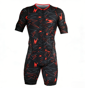 Customized Quick Dry Breathable One Piece Spandex Polyester Sets Sublimation Printed <b>Men</b> Team Events Cycling Triathlon <b>Suit</b> - Product Image 1