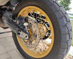 Buje de rueda con radios sin cámara, adecuado para modificación de buje de rueda BMW F700GS (modelos 2013-2017), rueda delantera 2.5*19, rueda trasera 3.5*17 - Product Image 4