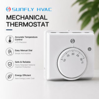 Thermostat de chauffage au sol sans fil analogique, contrôleur de température