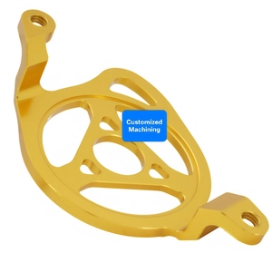 Accesorios de motocicleta personalizados CNC fresado de palanquilla sólida 6061 cubierta de piñón de correa piezas de cubierta de motor cubierta de protección de correa - Product Image 1