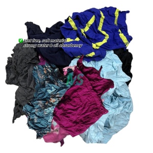 Trapos de Algodón de Alta Calidad para Uso Industrial, Trapos de Camisetas Recicladas de Colores Mixtos para Limpieza - Product Image 4