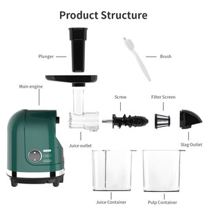 Mejor Extractor de Jugos Lento, Exprimidor de 200W con Circuito de Masticación Lenta - Product Image 2