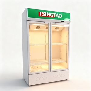 Vetrina Refrigerata Verticale Monotemperatura per Bevande con Controllo LED, Uso Commerciale, Installazione Sottobanco - Product Image 3