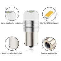 Ampoules LED Canbus RCJ New 5630 12V 270LM 50000 heures, lentille en métal PC, clignotants de voiture, feux de jour DRL, certifiées CE, compatibilité universelle