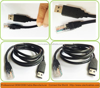 Nuevo Cable de Consola USB FTDI de 1.8m (6 pies) 2026, Adaptador Serial USB 2.0 RJ45 FT232RL, Cobre Puro, Chapado en Oro, Blindaje Trenzado, Cubierta de PVC