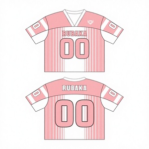 เสื้อฟุตบอลฮิปฮอปผู้ชายคุณภาพสูงสั่งทำพิเศษ ทรงปกติ ผ้าโพลีเอสเตอร์ 100% ระบายอากาศได้ดี แห้งเร็ว เสื้อยืดตาข่ายแบบซับลิเมชั่น - Product Image 1