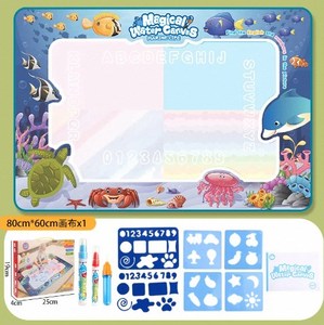 Tapis de <span class=keywords><strong>dessin</strong></span> et de jeu aquatique réutilisable pour l'éducation précoce des enfants, tapis de peinture à l'eau, planche d'art DIY pour enfants - Product Image 2