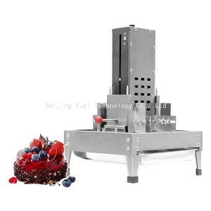 Machine à garnir automatique professionnelle en acier inoxydable pour <span class=keywords><strong>chocolat</strong></span>, 4 lames, 220V, pour la décoration de desserts, pétales, mousses - Product Image 4