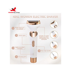 Rasoir électrique 4 en 1 pour femmes, prix de gros, achat groupé, pour l'épilation du corps et des poils du nez - Product Image 2