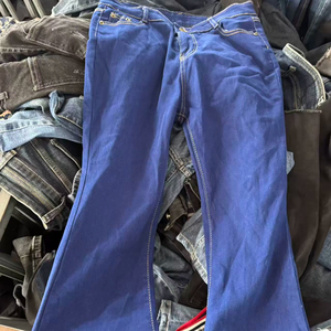 <span class=keywords><strong>Precio</strong></span> al por Mayor, Un Contenedor de Pantalones de Mezclilla de Primera Calidad para Mujer, Ropa Usada - Product Image 1