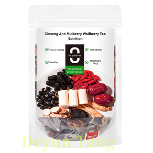 Té de Ginseng y Bayas de Goji 160g, Té de Bayas de Goji Negras y Jengibre en Bolsitas, Sustituto del Té Wubao <span class=keywords><strong>Babao</strong></span>, Té para la Salud Masculina - Product Image 6