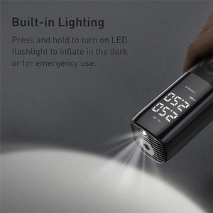 Compresseur d'air électrique sans fil CAFELE pour pneus de voiture, gonfleur de pneus de moto, portable, avec affichage numérique LED - Product Image 5