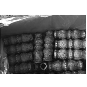 Recinzione metallica ringhiera in ferro collare in ghisa borchia inserti decorativi a balaustra <span class=keywords><strong>collari</strong></span> in ferro battuto - Product Image 1