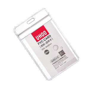 Uhoo mục 6656 siê<span class=keywords><strong>u</strong></span> trong suốt không thấm nước dọc PVC thẻ & chủ Huy hiệ<span class=keywords><strong>u</strong></span> phụ kiện - Product Image 5