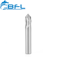 Para BFL, molino de extremo Chanfer de carburo de tungsteno personalizable, herramientas de broca de enrutador de desbarbado y grabado, soporte OEM