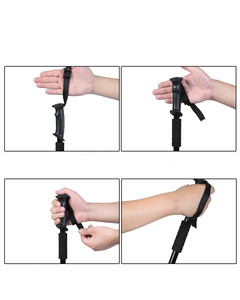 Bastoncini da <span class=keywords><strong>Trekking</strong></span> con assorbimento degli urti pieghevole per escursioni ultraleggeri adatto per l'alpinismo in campeggio all'aperto zaino in spalla e viaggio - Product Image 5