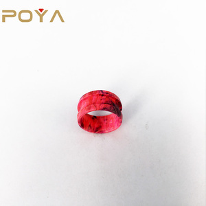 POYA 8mm caja de mezcla mayor de madera en blanco anillo de incrustación de aceptar personalizado - Product Image 3