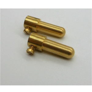 สลักเกลียวทองเหลืองกลึง CNC ความแม่นยำสูงใช้ใน M5เจาะรูทนทานกว่า001มม. - Product Image 3