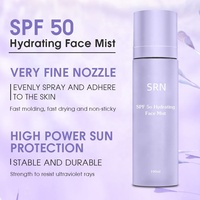 LOGO personnalisé Protection solaire hydratation longue durée SPF50 hydratation vitamine C pastèque crème solaire éclatante visage brume vaporisateur
