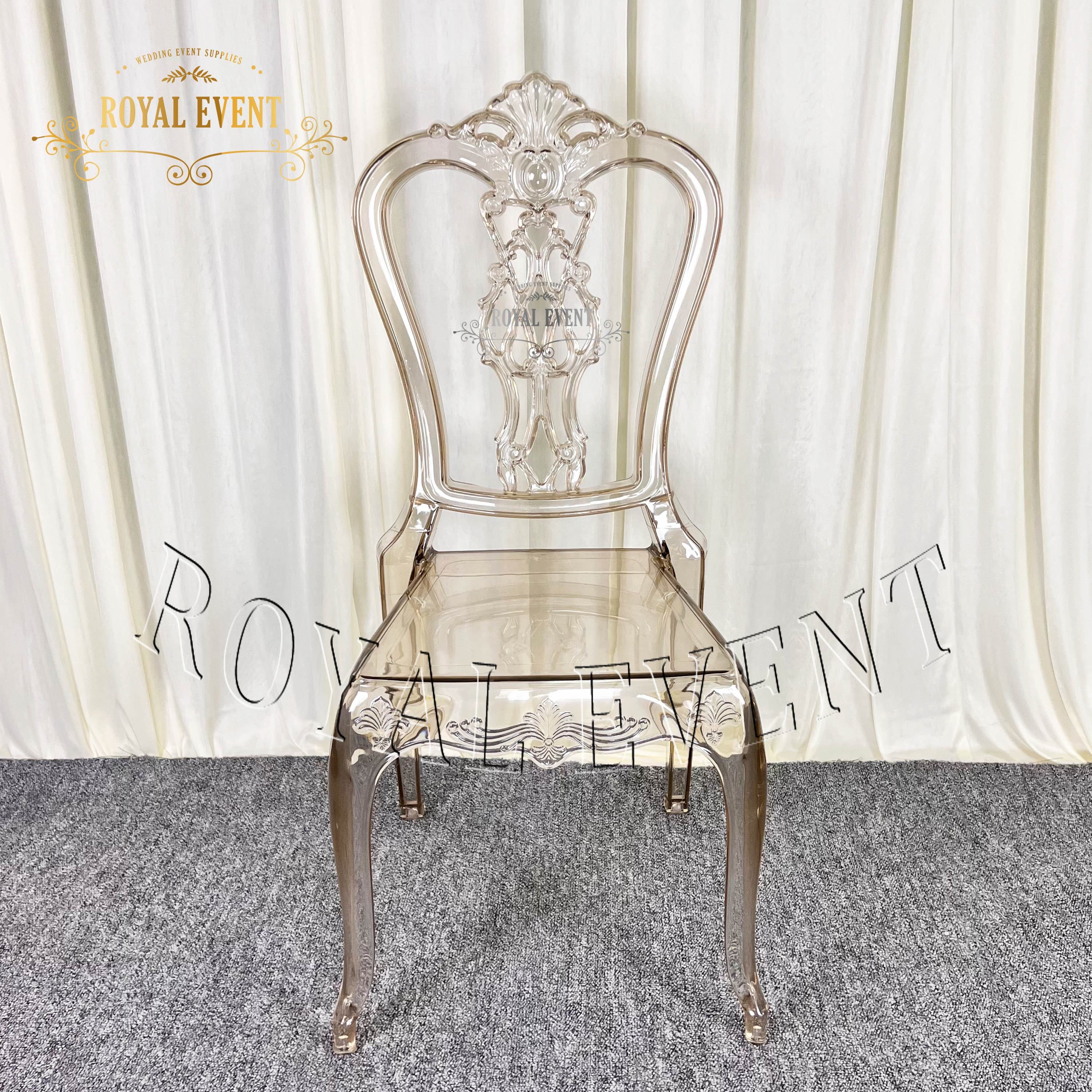 Acrylic Ghost Chair With Gold Legs Ghost Chairs Clear And Gold