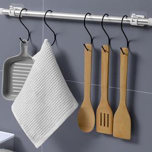 Аксессуары для штор из АБС-пластика, без сверла, кронштейны для карнизов, самоклеящиеся держатели для карнизов - Product Image 4