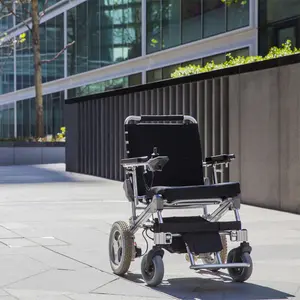 E-왕좌! 의료 경량 8, 10, 12 인치 접이식 전원 전동 휠체어 CE 승인, PLN17009, 장애인