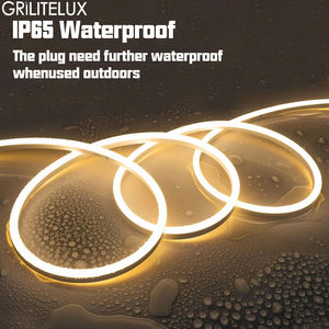 Bande lumineuse LED néon flexible 50M/rouleau AC 220V 110V monocolore 120 LED/M découpable 1M éclairage décoratif extérieur - Product Image 4