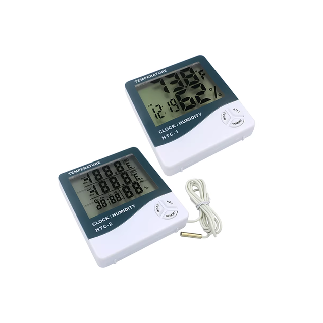 Digital Display Thermometer Hygrometer Household High Precision HTC-1 HTC-2 with Wired Probe