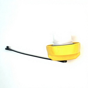 Pour Dodge Jeep Chrysler 52030380AA 52124596AA Bouchon de réservoir de carburant en plastique jaune - Product Image 1