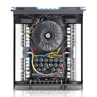 Amplificador de Potencia de Cuatro Canales Clase H de Alta Eficiencia Serie MG, Salida Estéreo de 100W, Neodimio, Cuerpo Metálico 2U, DC 12-24V, XLR
