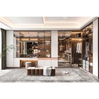 Système d'organisation de dressing sur mesure, design modulaire, mobilier de dressing