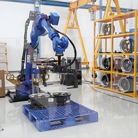 Lengan Robot Industri Yaskawa GP180, Beban Angkut 180kg, 6-Axis, Robot Palletizing Tugas Berat dengan Jangkauan 2702mm untuk Penumpukan Karton