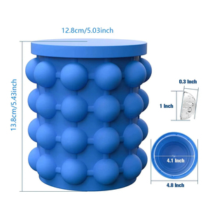 1pc-Silicone Ice Cube Maker Portable Bucket Wine Ice <b>Cooler</b> Beer Cabinet Space Saving Kitchen Tools <b>Drinking</b> Whiskey Freeze - Product Image 3