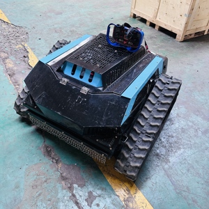 Livraison Gratuite Robot Tondeuse à Gazon Intelligent Télécommandé Mini Tracteur Zéro Turn Lame de Chasse-neige à Essence Y14-750 Capacité de Montée Inégalée - Product Image 3