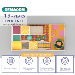 Equipo de Juegos Interior No Tóxico para Niños, Zona de Juegos Suave con Juegos Interactivos de Movimiento - Product Image 2