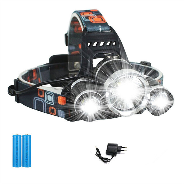 High Powerful Head Lamp Sensor Headlight USB Rechargeable Waterproof Black White LED Riding Head Light