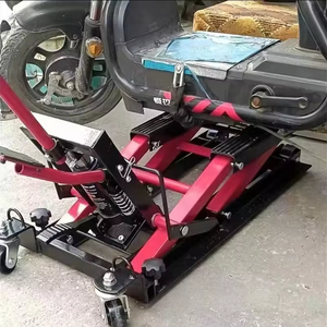 Piattaforma di Sollevamento per Moto, Sollevatore Idraulico a Forbice, Capacità di Carico Regolabile, Supporto Portatile per Riparazioni - Product Image 6